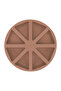 Slices Silicone Cake Mold 20,2X24,7X5,3 cm Woody Brown Brown -