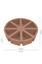 Slices Silicone Cake Mold 20,2X24,7X5,3 cm Woody Brown Brown - - 2