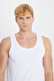 Men's White 100% Premium Cotton Anti-Sweat 2-Piece Undershirt Pack Standard Fit Regular Cut - 5
