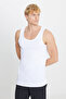 Men's White 100% Premium Cotton Anti-Sweat 2-Piece Undershirt Pack Standard Fit Regular Cut - 2