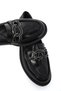 Black Matte Patent Leather Women's Loafer Shoes 21160 - 2