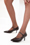 Brown Women's Classic Heeled Shoes 21176 - 2