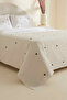 Amour Mio 100% Cotton Double Embroidered Duvet Cover Set White - 3