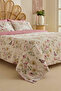 Sarah Anderson Butterflora Double Duvet Cover Set Salmon - 2