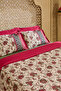 Mırabel Double Duvet Cover Set Burgundy - 3
