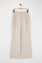 Taş Yüksek Bel Wide Leg Geniş Paça Pilili Dokuma Kumaş Pantolon TWOAW21PL0076 - 6