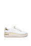 White-Gold Women's Sneaker 20810 - 6