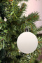 Christmas Pine Tree Ornament White 8 cm Matte 6-Piece Cici Ball - 4