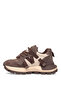 121230049 Yoko Women's Genuine Leather Classic Sneakers Brown - 4