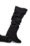 Black Suede Women's Boots 13824 - 6