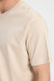 Unisex Relax Fit Comfortable Cut 100% Cotton Soft Textured Basic Crew Neck Stone T-Shirt - 3