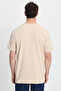 Unisex Relax Fit Comfortable Cut 100% Cotton Soft Textured Basic Crew Neck Stone T-Shirt - 7