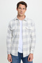 Men's Slim Fit Slim-Fitting Long-Sleeved Flap Double-Pocket Plaid Winter Lumberjack Shirt - 2