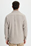 Men's regular fit classic cut dark mink lumberjack shirt with flat pockets - 7