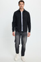 Men's Regular Fit Classic Cut Straight Pocket Dark Anthracite Lumberjack Shirt - 4