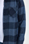 Men's regular fit classic cut plaid pocketed lumberjack shirt - 3