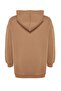 Vizon Nakış Detaylı Oversize/Bol Kesim Örme Büyük Beden Sweatshirt TBBAW24AO00018 - 7