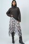 Women's Coffee Turtleneck Wide Cut Knitwear Blouse Alc-X14708