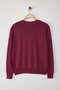 Wardrobe Essentials Bordo Merserize Görünümlü İnce Basic Triko Kazak | TWOAW26KZ00081 - 6