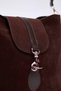 Dark Brown Suede Buckle Detailed Women's Midi Tote Shoulder Bag Takaw26Oc00063 - 2