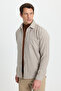 Men's regular fit classic cut dark mink lumberjack shirt with flat pockets - 5
