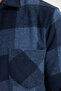 Men's regular fit classic cut plaid pocketed lumberjack shirt - 7