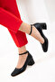 Black Women's Classic Heeled Shoes 19917 - 3