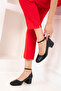Black Women's Classic Heeled Shoes 19917