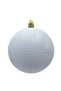 Christmas pine tree ornament mix 8 cm figured matte 6-piece cute ball - 3