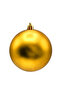 Christmas Pine Tree Ornament Gold Matte 4 cm Cici Ball - 5