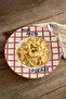 More Pasta Pls Desenli Porselen Makarna Tabağı TPHAW26TBK00077