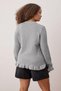 Light Gray Button & Flywheel Detailed Soft Textured Knitwear Cardigan Tbbaw26Av00031 - 4