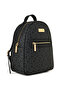Black Large Alphabet Women's Backpack 05Po22Y1541 - 2