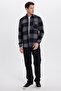 Men's regular fit classic fit plaid pocket lumberjack shirt - 5