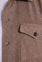 Men's Regular Fit Comfortable Cut Double Pocket Winter Lumberjack Light Brown Shirt - 7