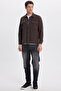 Men's Regular Fit Comfortable Cut Double Pocket Winter Lumberjack Brown Shirt - 4