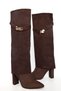 Brown Suede Women's Boots & Booties 21216 - 6