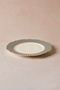 New Romantic Thin Striped Cake Plate 21 cm Black - 2