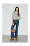 Femeie (adolescentă) basic RIB NECK tricou (M/L) - 2