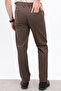 Kahverengi Erkek Dokulu Regular Chino Pantolon TMNAW26PL00029 - 5
