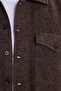 Men's Regular Fit Comfortable Cut Double Pocket Winter Lumberjack Brown Shirt - 6