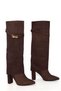 Brown Suede Women's Boots & Booties 21216 - 8
