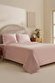 Delvyn 100% Cotton Double Duvet Cover Set Powder - 2