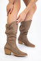 Mink Suede Women's Boots 21210 - 5
