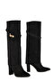 Black Suede Women's Boots & Booties 21216 - 6
