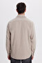 Men's regular fit classic striped double pocket flap carpenter shirt - 8