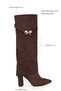 Brown Suede Women's Boots & Booties 21216 - 2