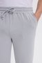Men's Slim Fit Slim Fit Waist-Tied 3-Pocket Wide Leg Gray Sweatpants - 3