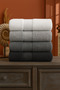 Set of 4 100% Cotton Hand Face Towels 50X85 Cm-4 Pcs Hand Towel Set - 2