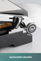 Grilliant 1341h Inox Body, Cast Plate, 5 Programs, LED Screen Toaster and Grill Machine - 4